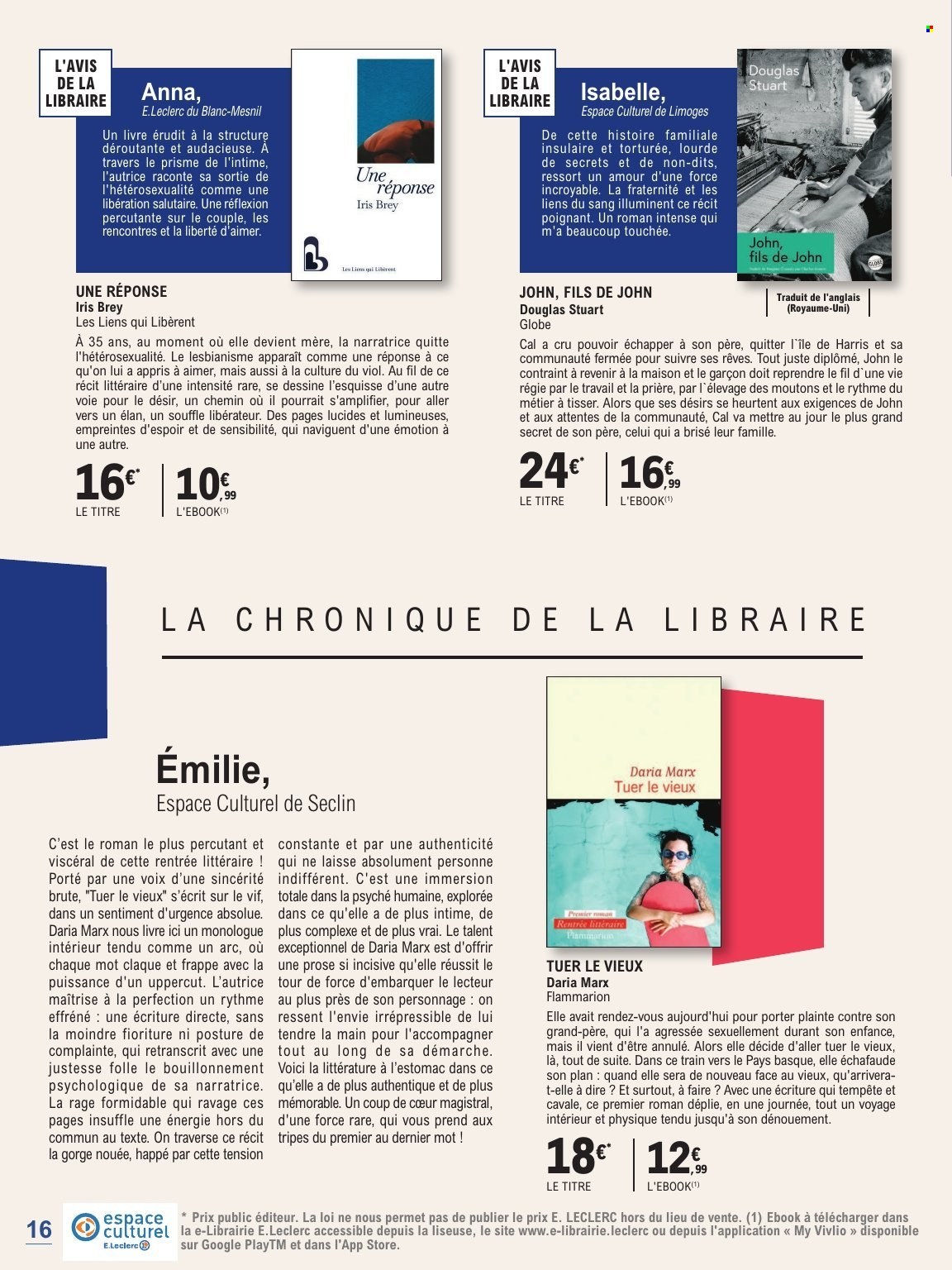 Catalogue E.Leclerc - 01.09.2026 - 24.10.2026. Page 16