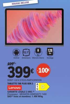 Tablette Tab Plus Gen 2