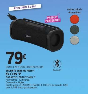 ENCEINTE SANS FIL FIELD 1