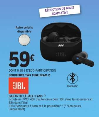 ECOUTEURS TWS TUNE BEAM 2