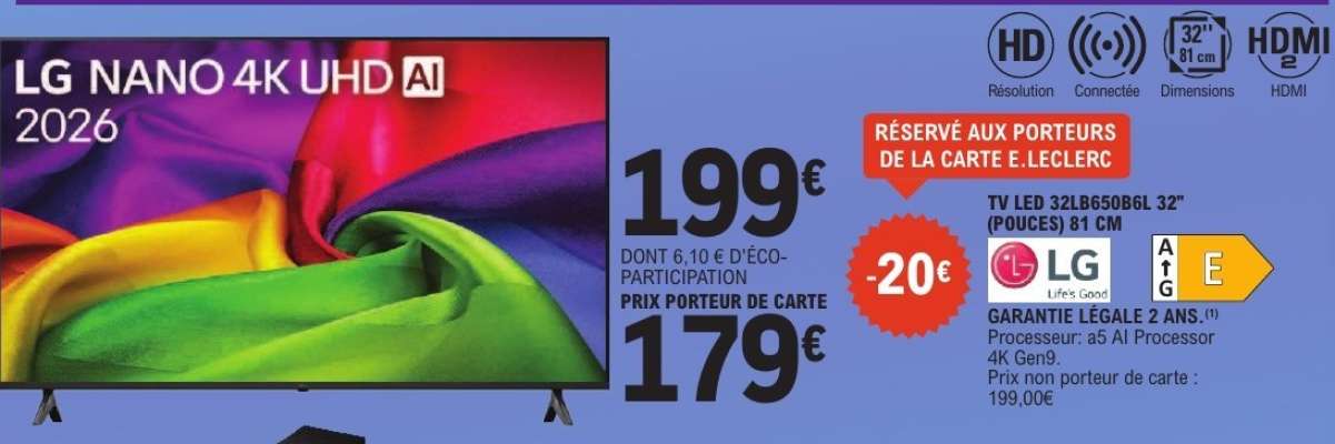 LG NANO 4K UHD AI 2026
