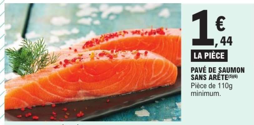 PAVÉ DE SAUMON SANS ARÊTE