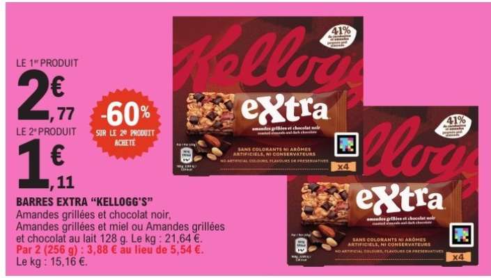 Barres Extra "Kellogg's"