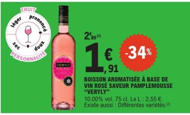 VERVLY Rosé Pamplemousse