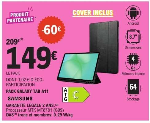 PACK GALAXY TAB A11