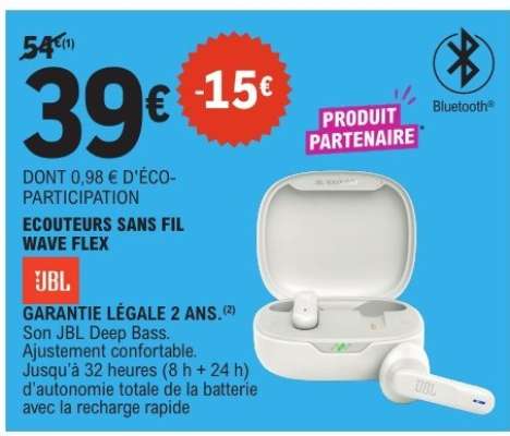 ECOUTEURS SANS FIL WAVE FLEX