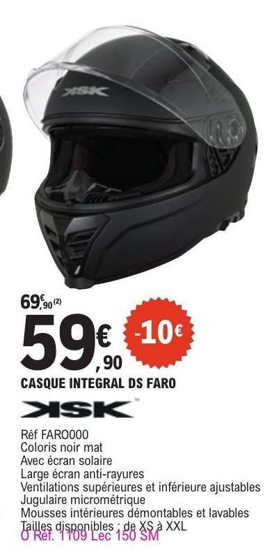 CASQUE INTEGRAL DS FARO