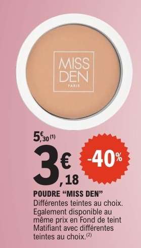 POUDRE “MISS DEN”