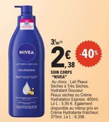 Soin Corps NIVEA