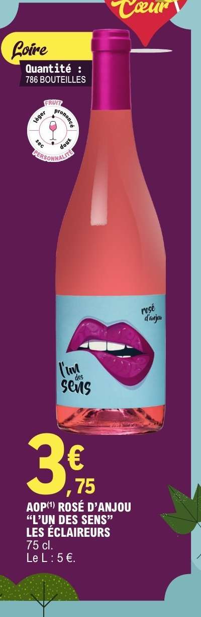 AOP Rosé d'Anjou 'L'Un des Sens' Les Éclaireurs