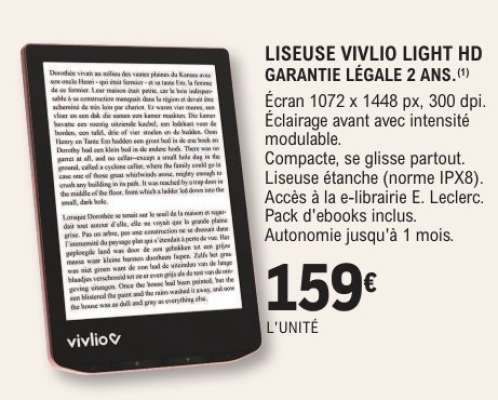LISEUSE VIVLIO LIGHT HD