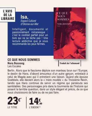 CE QUE NOUS SOMMES