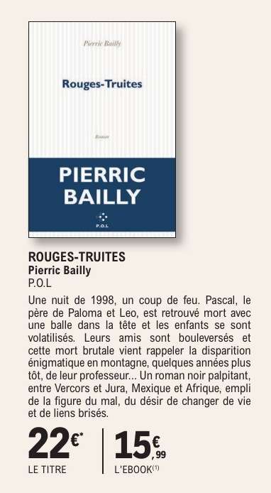 ROUGES-TRUITES