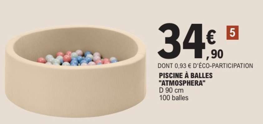 PISCINE À BALLES "ATMOSPHERA"