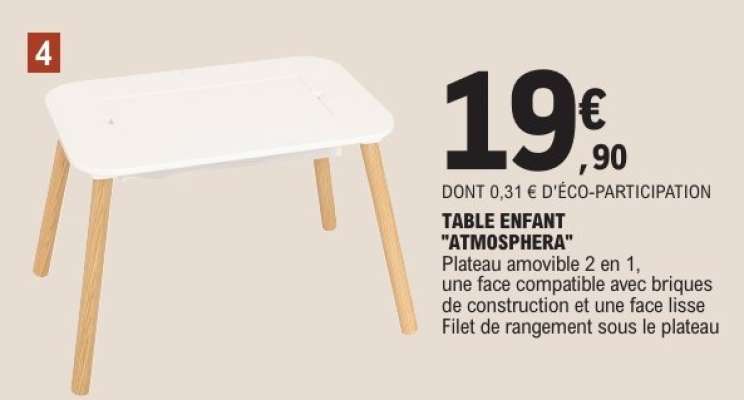 TABLE ENFANT "ATMOSPHERA"
