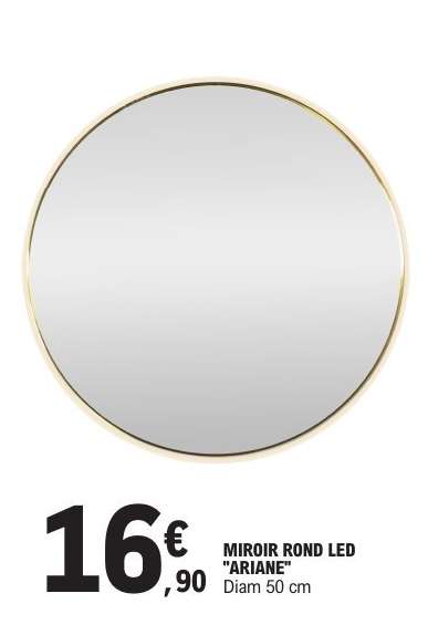 MIROIR ROND LED "ARIANE"