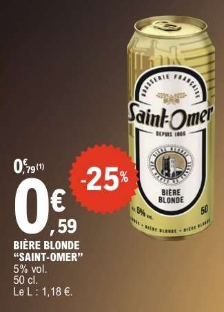 Bière Blonde Saint-Omer