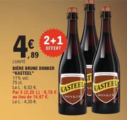 BIÈRE BRUNE DONKER “KASTEEL”