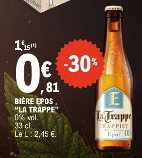 BIÈRE EPOS "LA TRAPPE"