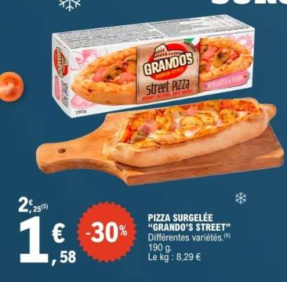 PIZZA SURGELÉE 'GRANDO’S STREET'