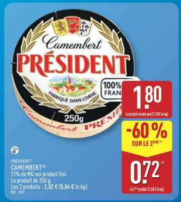 PRÉSIDENT CAMEMBERT
