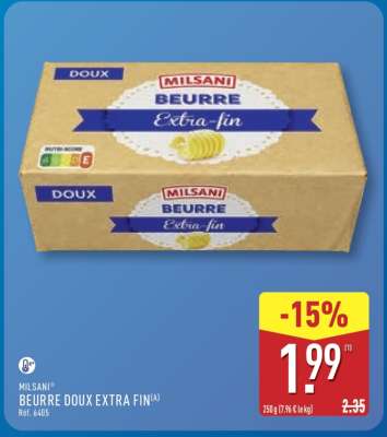 MILSANI BEURRE DOUX EXTRA FIN