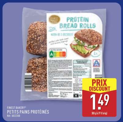 PETITS PAINS PROTÉINÉS