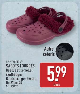 Sabots Fourrés