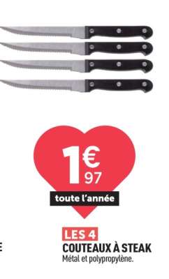 LES 4 COUTEAUX À STEAK