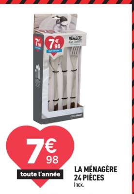 LA MÉNAGÈRE 24 PIÈCES