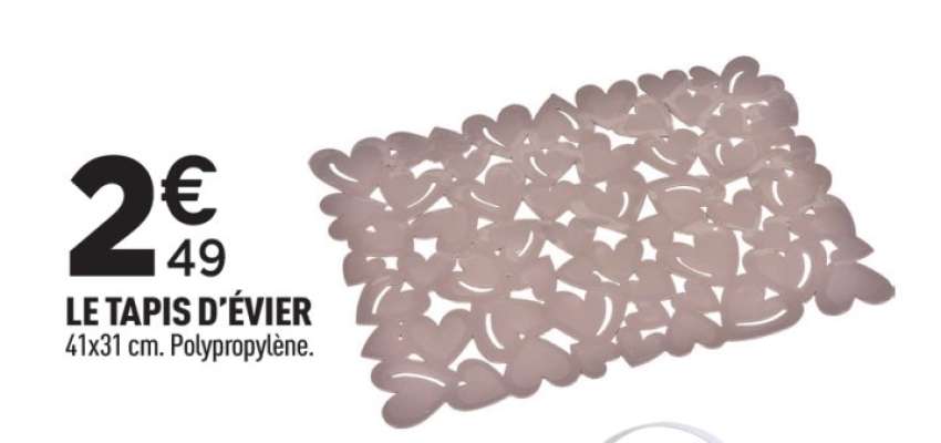 LE TAPIS D'ÉVIER