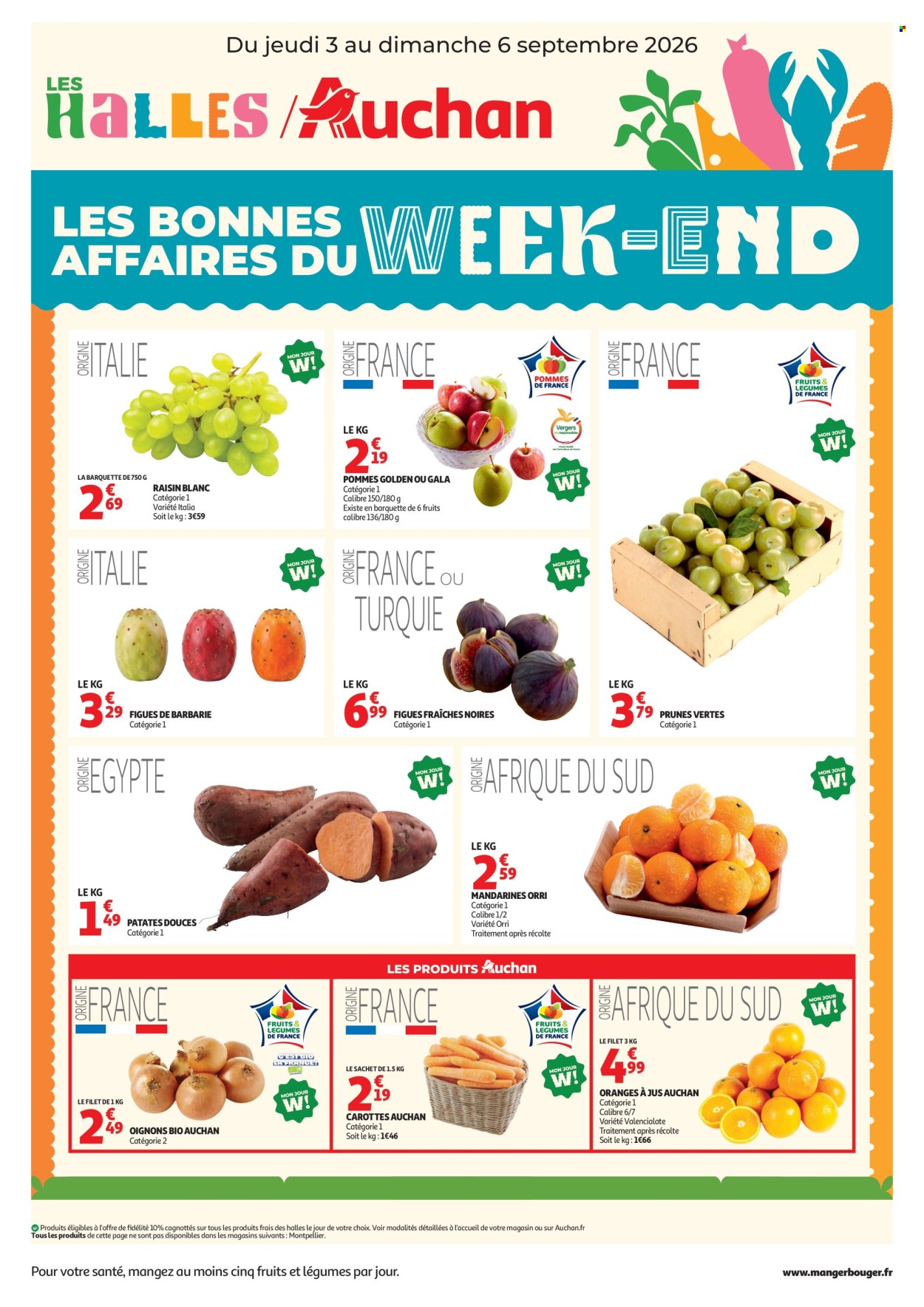 Catalogue Auchan - 03.09.2026 - 06.09.2026. Page 1