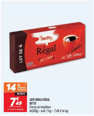 CAFÉ MOULU RÉGAL