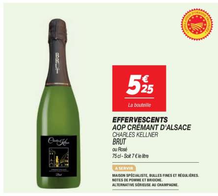 EFFERVESCENTS AOP CRÉMANT D'ALSACE
