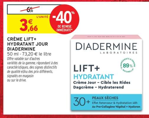 CRÈME LIFT+ HYDRATANT JOUR DIADERMINE