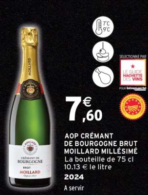 AOP CRÉMANT DE BOURGOGNE BRUT MOILLARD MILLÉSIMÉ