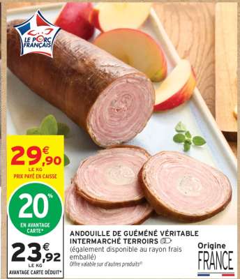 Andouille de Guémené Véritable Intermarché Terroirs