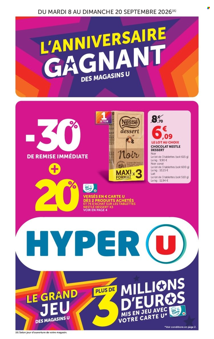 Catalogue HYPER U - 08.09.2026 - 20.09.2026. Page 1