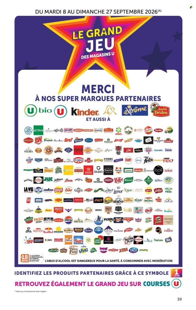 Catalogue SUPER U - 08.09.2026 - 20.09.2026. Page 39