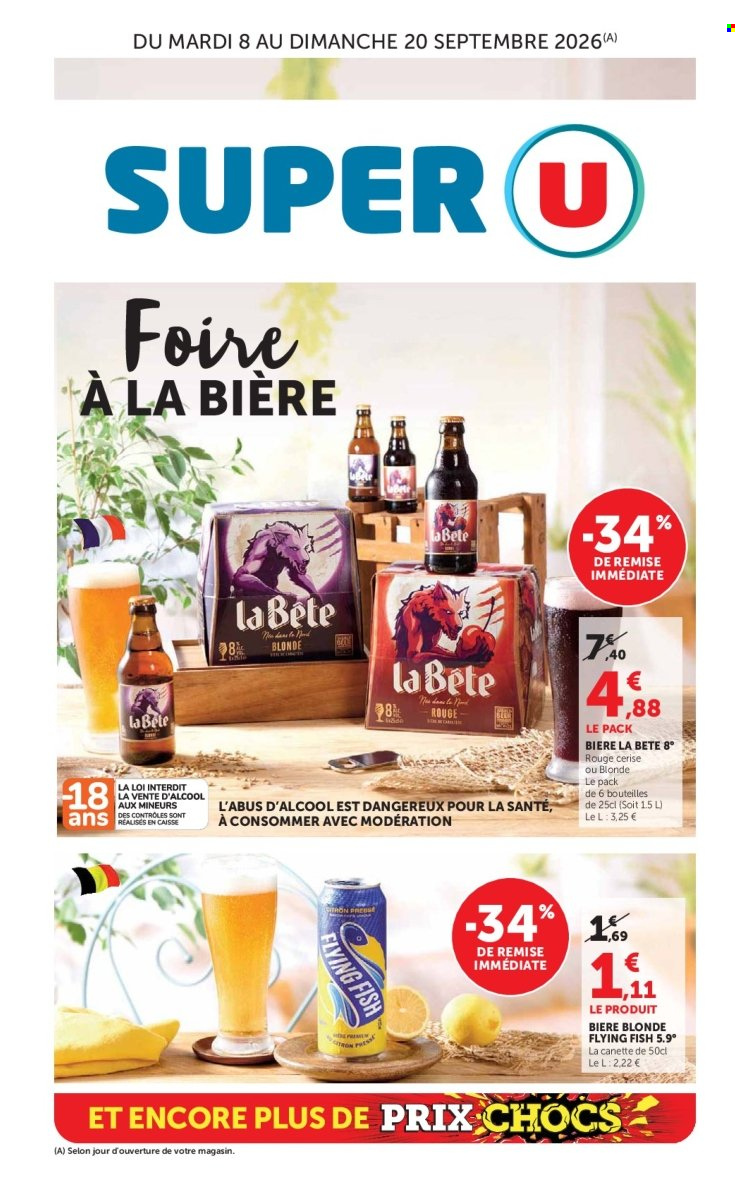 Catalogue SUPER U - 08.09.2026 - 20.09.2026. Page 1
