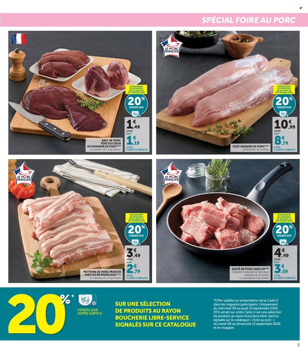 Catalogue Magasins U - 08.09.2026 - 13.09.2026. Page 3