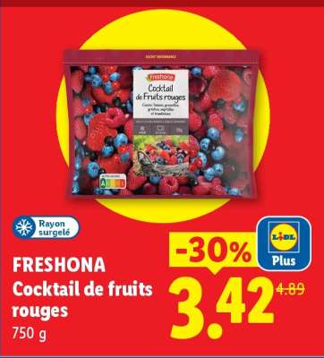 FRESHONA Cocktail de fruits rouges