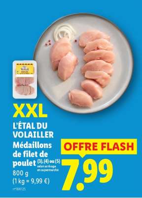 Médaillons de filet de poulet