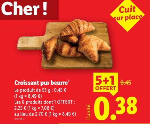 Croissant pur beurre