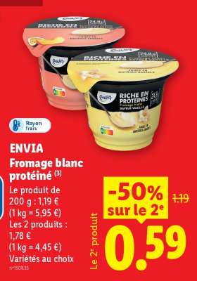 ENVIA Fromage blanc protéiné