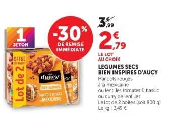 LEGUMES SECS BIEN INSPIRES D'AUCY