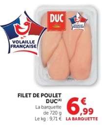 Filet de Poulet DUC