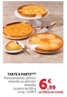 TARTE 6 PARTS
