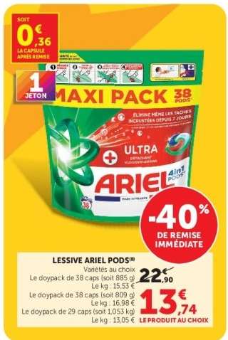 Lessive Ariel Pods