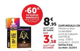 Café Moulu L'or